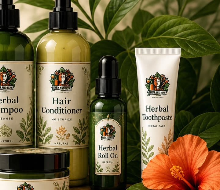 Herbal Toothpaste packaging by Nicky's Herbal Creations